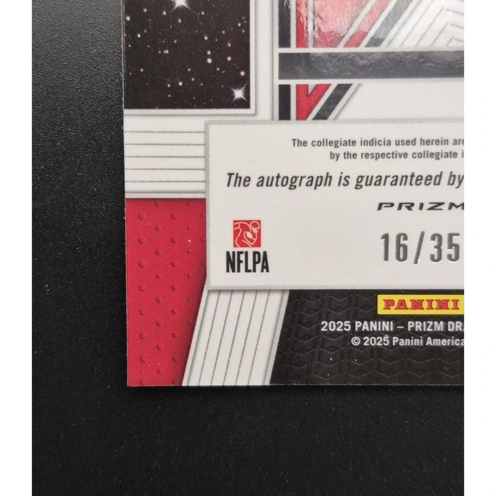 2025 Prizm Draft Picks Will Howard ##SSS-WHD Saturday Stars Orange Pulsar /35 AU